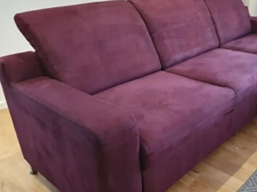 Sofa upholstery after professional cleaning in Leicester